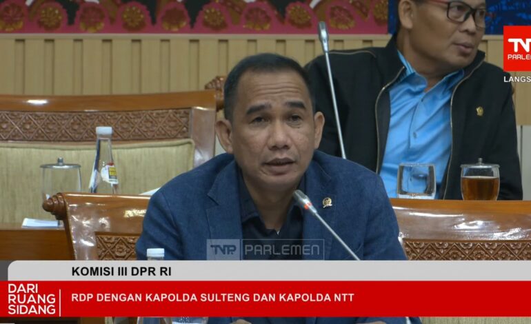 RDP Kasus Rudy Soik: Komisi III Desak Transparansi dan Komitmen Aparat Penegak Hukum